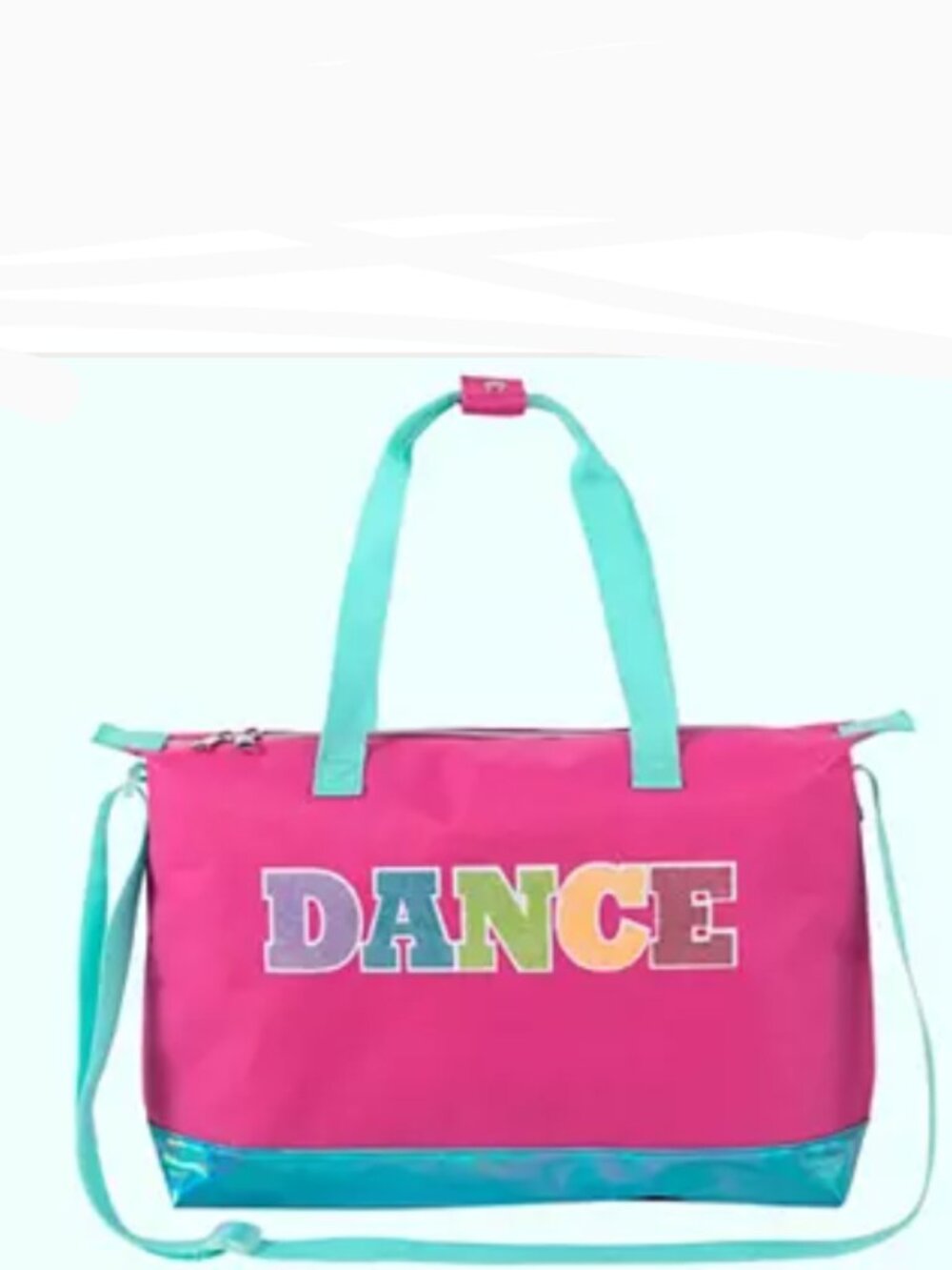 Blue and Pink Dance Duffle Bag